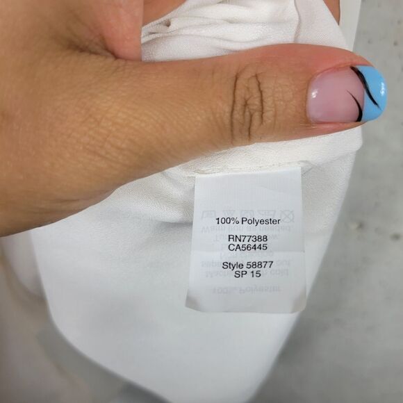 J.Crew Racerback Cami Tank Top. Ivory 00#023 - Picture 10 of 11